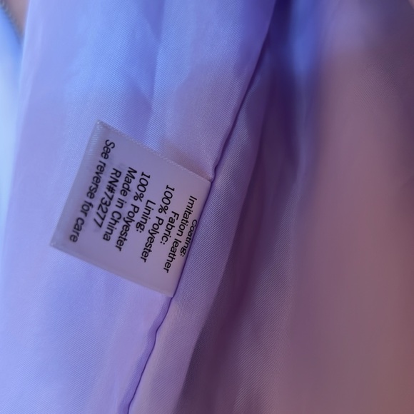 Lavender bomber jacket NWOT - Picture 5 of 6